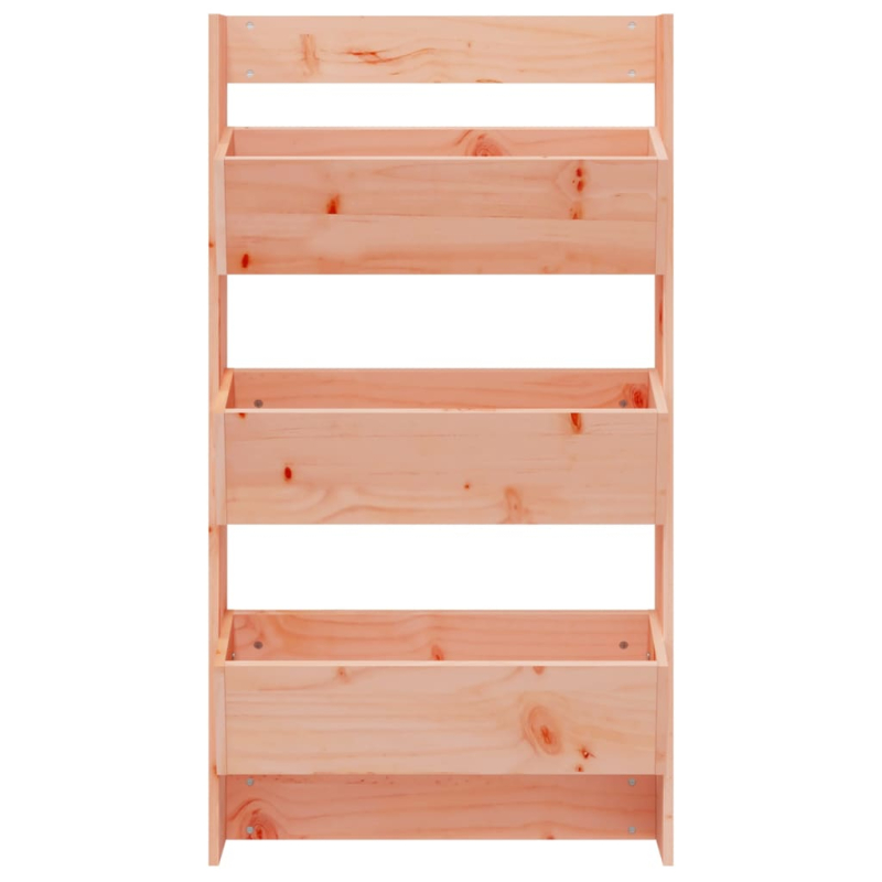 Wand-Pflanzkübel 3 Fächer 60x18,5x110 cm Massivholz Douglasie