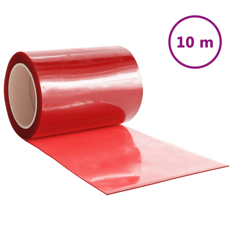 Türvorhang Rot 300x2,6 mm 10 m PVC