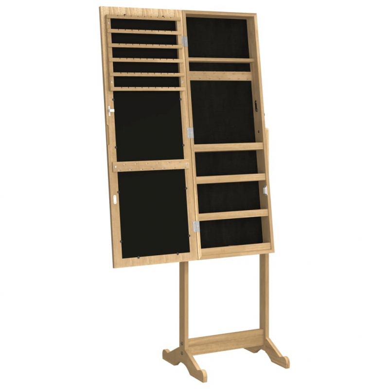 Spiegel-Schmuckschrank Freistehend 42x38x152 cm