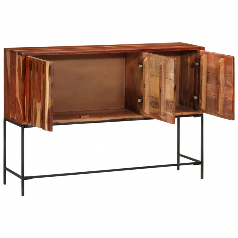 Sideboard 110x28x76 cm Massivholz Akazie