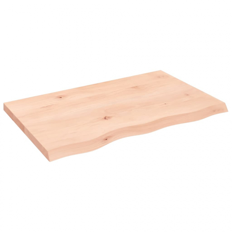 Wandregal 80x50x(2-4) cm Massivholz Eiche Unbehandelt