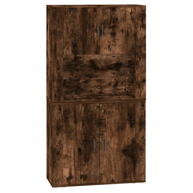Highboard Räuchereiche Holzwerkstoff
