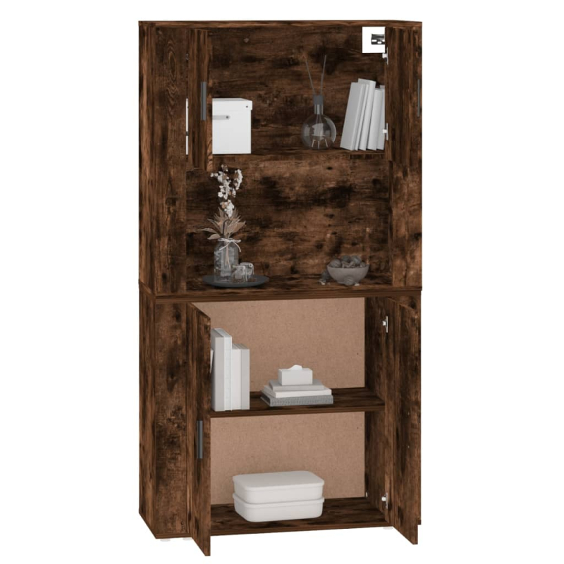 Highboard Räuchereiche Holzwerkstoff