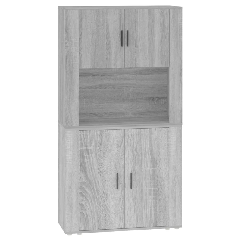 Highboard Grau Sonoma Holzwerkstoff