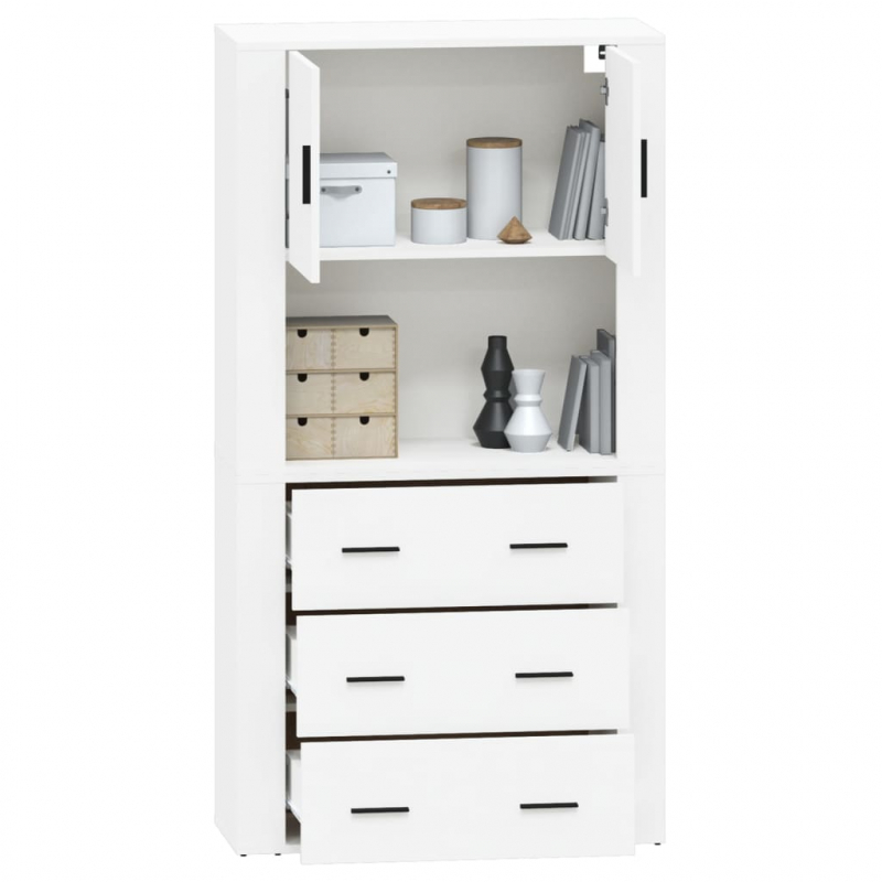 Highboard Weiß Holzwerkstoff