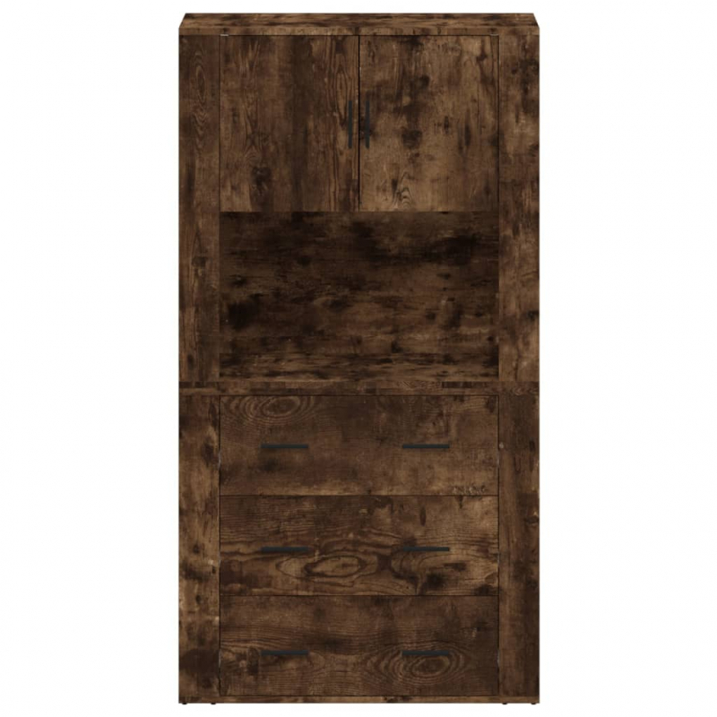 Highboard Räuchereiche Holzwerkstoff