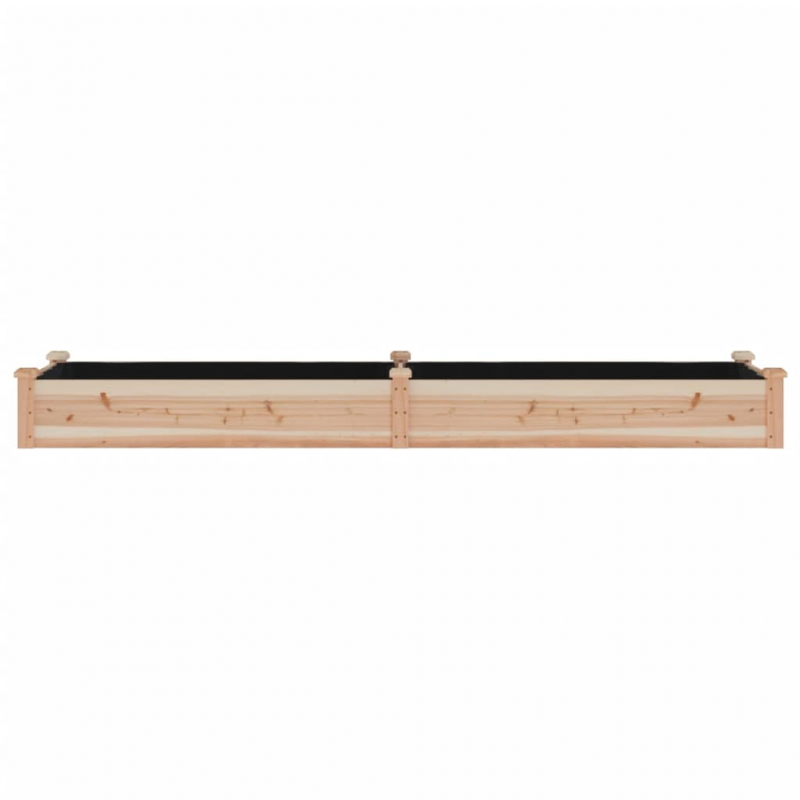 Hochbeet mit Einsatz 240x60x25 cm Massivholz Tanne