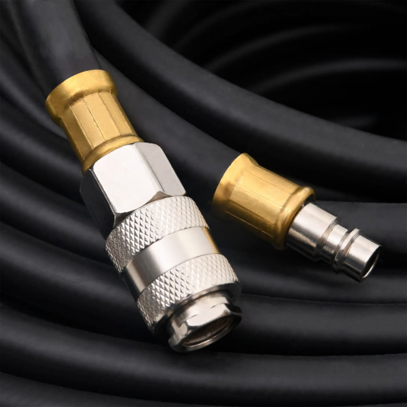 Hybrid-Luftschlauch Schwarz 0,6 100 m Gummi und PVC