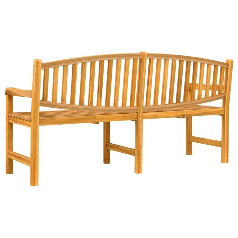 Gartenbank 179,5x60x90 cm Massivholz Teak