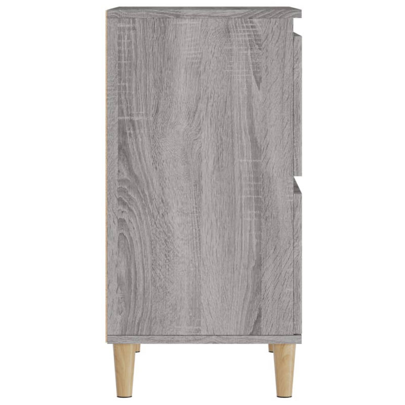 Sideboards 3 Stk. Grau Sonoma 60x35x70 cm Holzwerkstoff