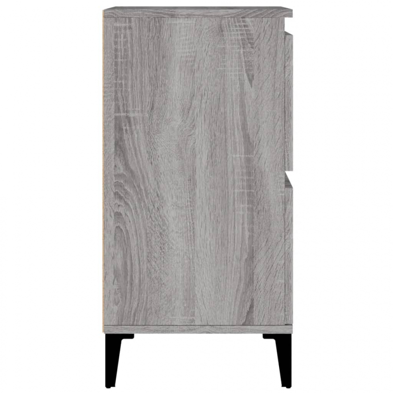 Sideboards 3 Stk. Grau Sonoma 60x35x70 cm Holzwerkstoff