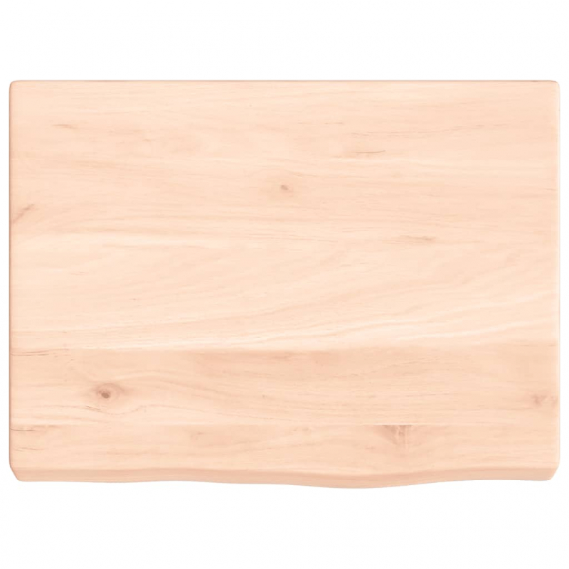Waschtischplatte 40x30x(2-4) cm Massivholz Unbehandelt