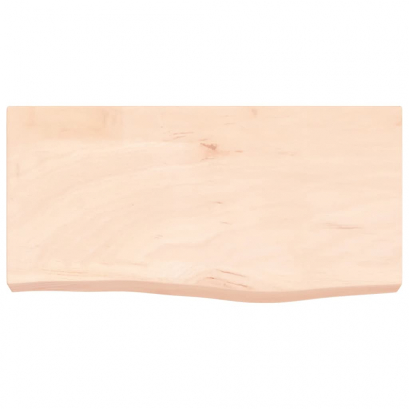 Waschtischplatte 60x30x(2-6) cm Massivholz Unbehandelt
