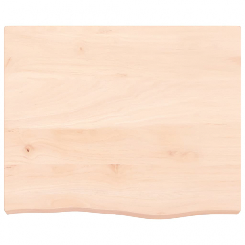 Waschtischplatte 60x60x(2-6) cm Massivholz Unbehandelt