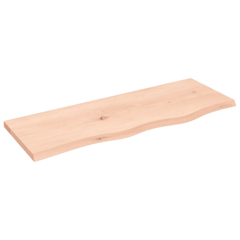Waschtischplatte 80x30x2 cm Massivholz Unbehandelt