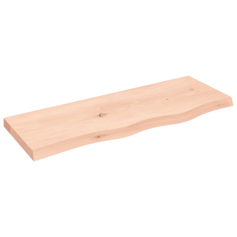 Waschtischplatte 80x30x(2-4) cm Massivholz Unbehandelt