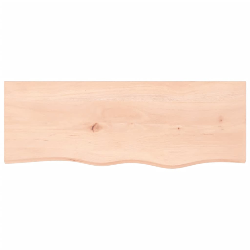 Waschtischplatte 80x30x(2-4) cm Massivholz Unbehandelt
