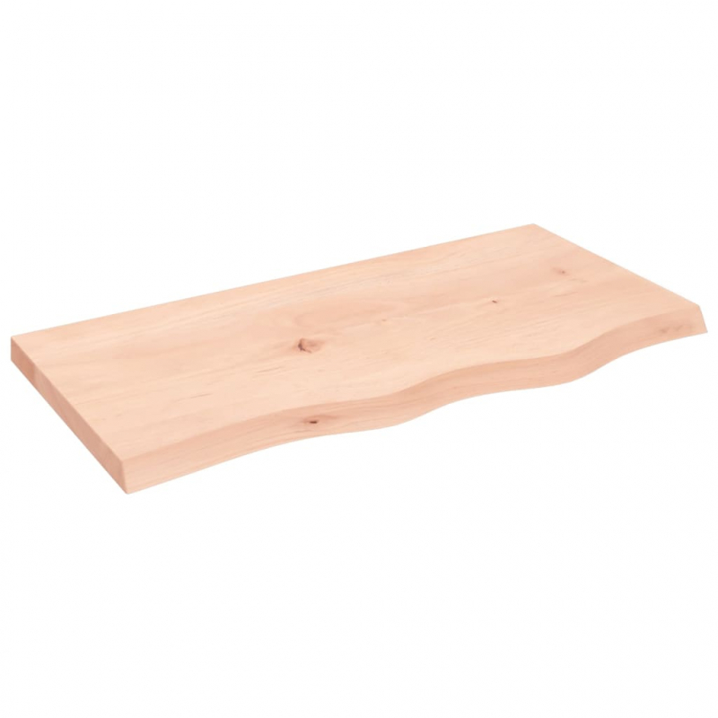 Waschtischplatte 80x40x(2-4) cm Massivholz Unbehandelt