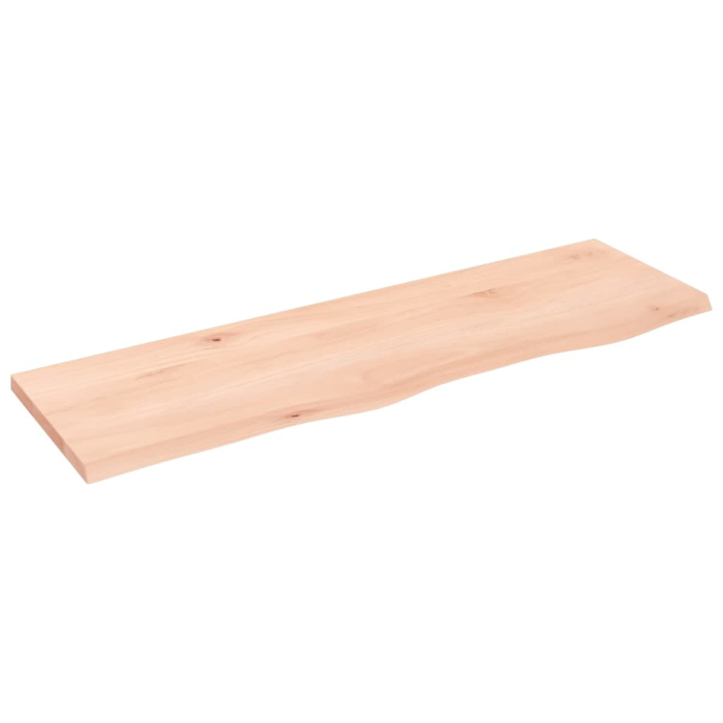 Waschtischplatte 100x30x2 cm Massivholz Unbehandelt