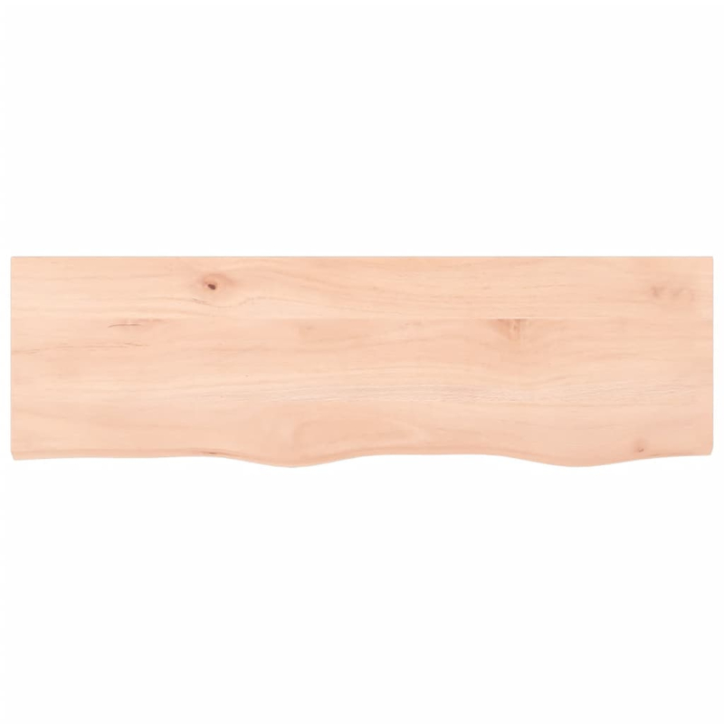 Waschtischplatte 100x30x2 cm Massivholz Unbehandelt