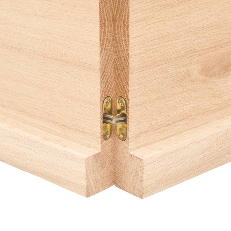 Waschtischplatte 160x50x(2-4) cm Massivholz Unbehandelt