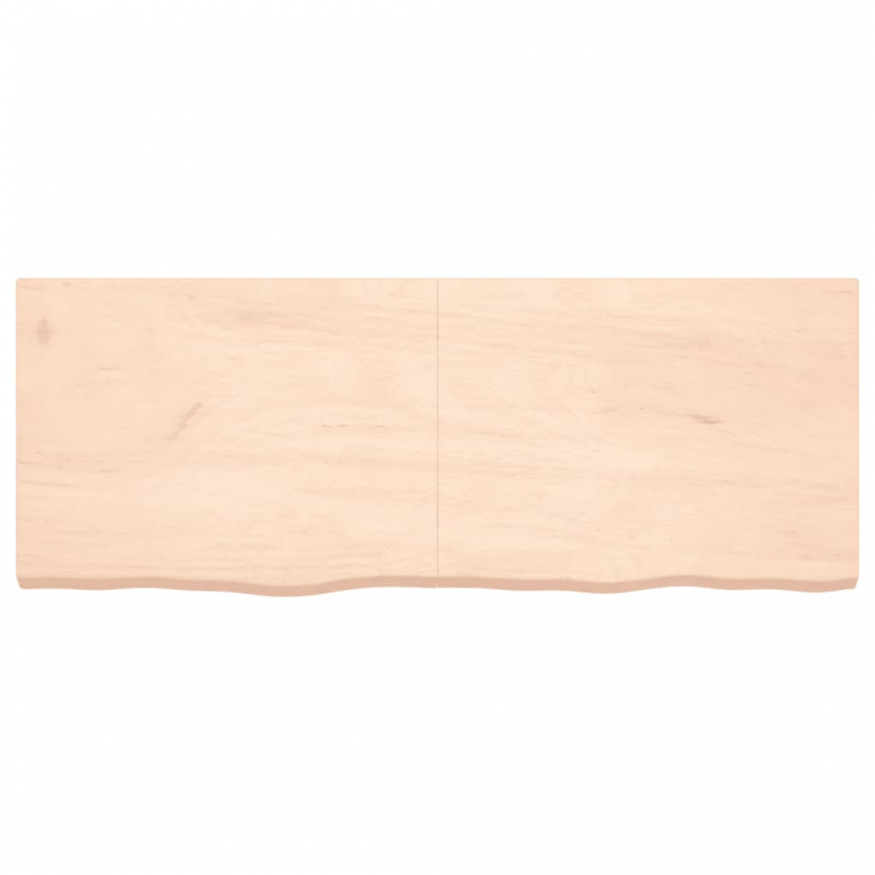 Waschtischplatte 160x60x(2-6) cm Massivholz Unbehandelt