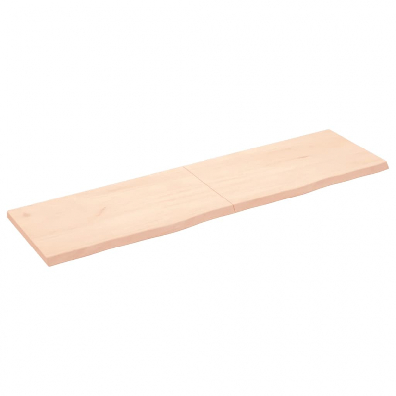 Waschtischplatte 180x50x(2-4) cm Massivholz Unbehandelt