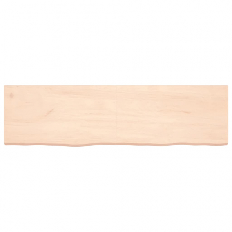 Waschtischplatte 180x50x(2-4) cm Massivholz Unbehandelt