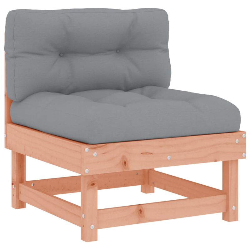 10-tlg. Garten-Lounge-Set mit Kissen Massivholz Douglasie