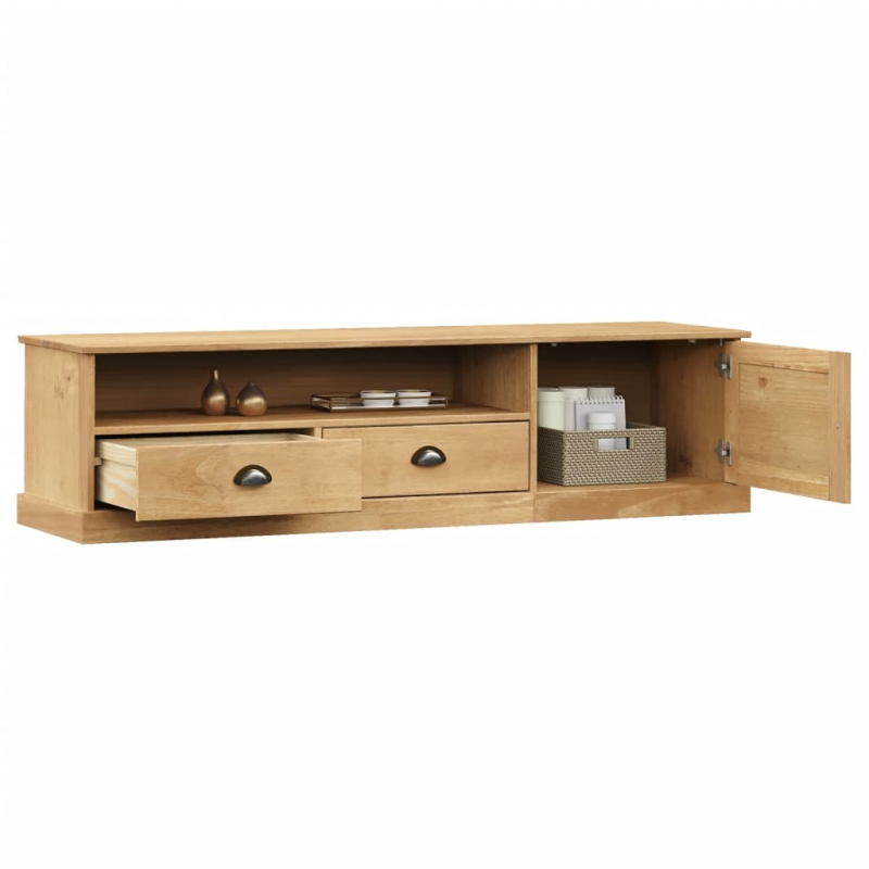 TV-Schrank VIGO 156x40x40 cm Massivholz Kiefer