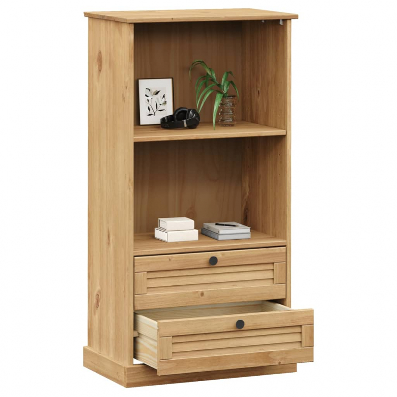 Bücherregal VIGO 60x35x114,5 cm Massivholz Kiefer