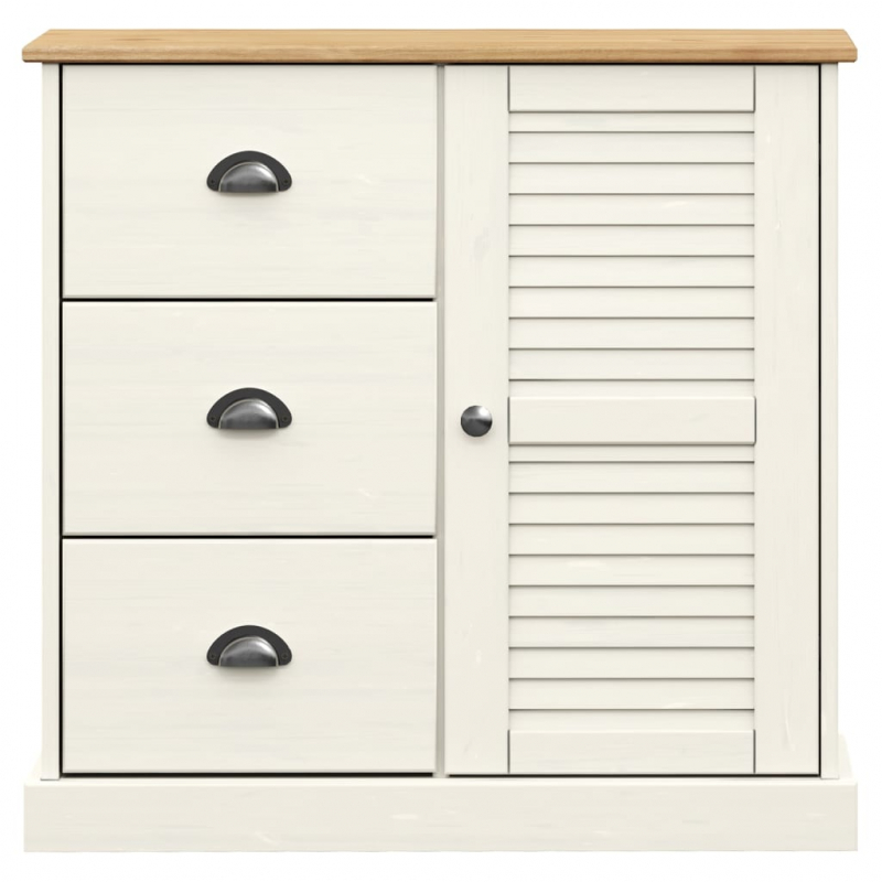 Sideboard mit Schubladen VIGO 78x40x75 cm Massivholz Kiefer