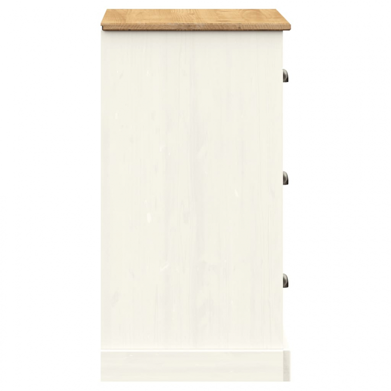 Sideboard mit Schubladen VIGO 78x40x75 cm Massivholz Kiefer