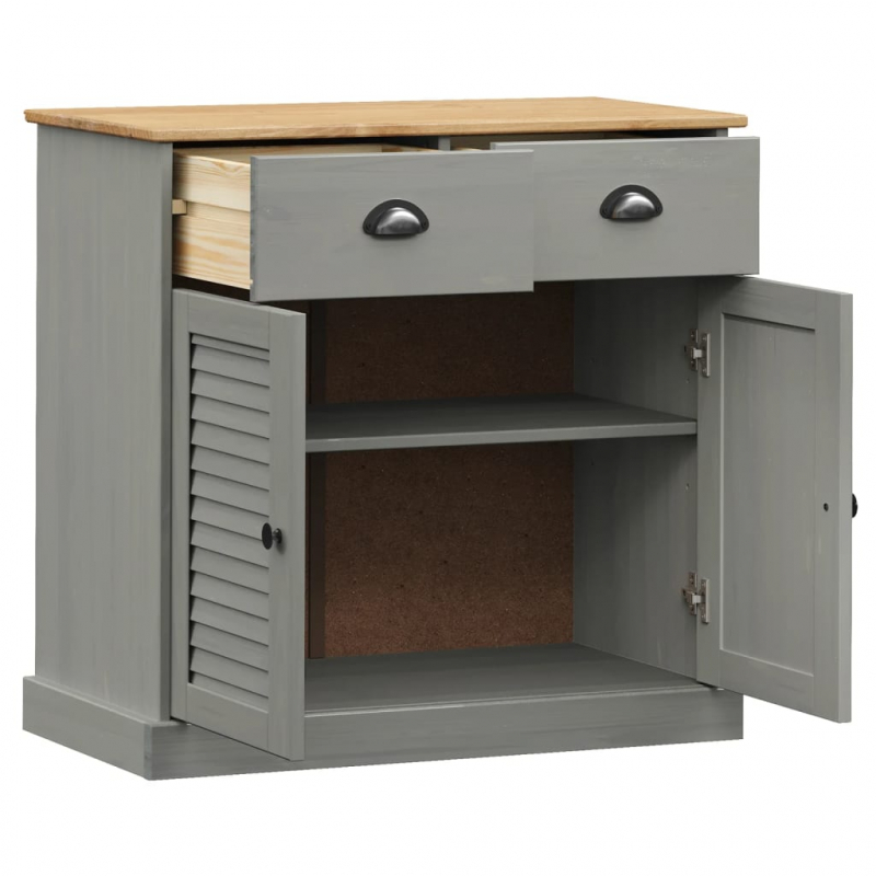 Sideboard mit Schubladen VIGO 78x40x75 cm Massivholz Kiefer