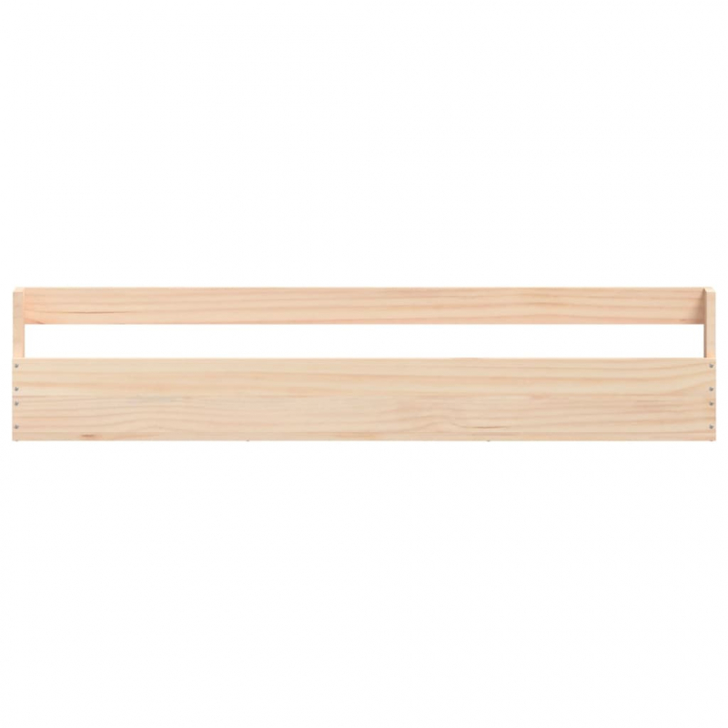 Wand-Schuhregale 2 Stk. 110x9x23 cm Massivholz Kiefer