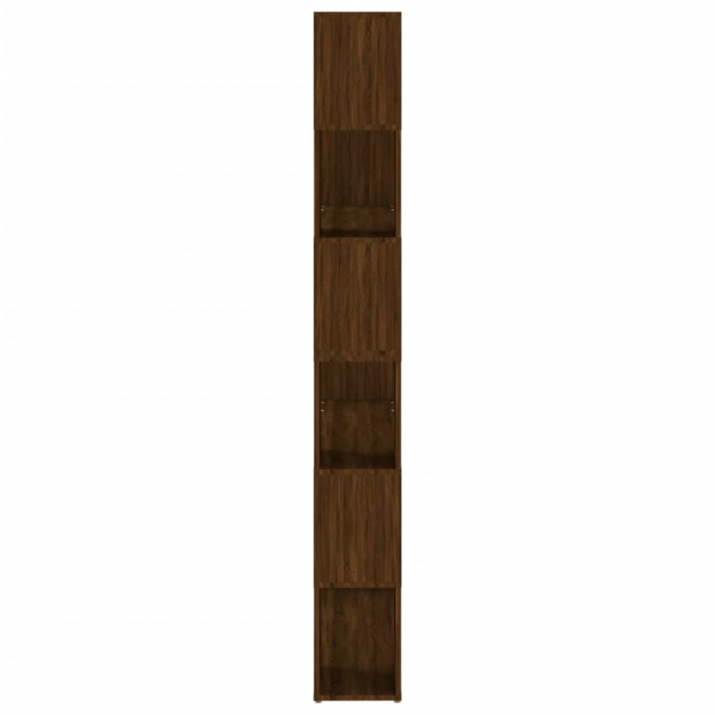 Bücherregal/Raumteiler Braun Eichen-Optik 100x24x188 cm