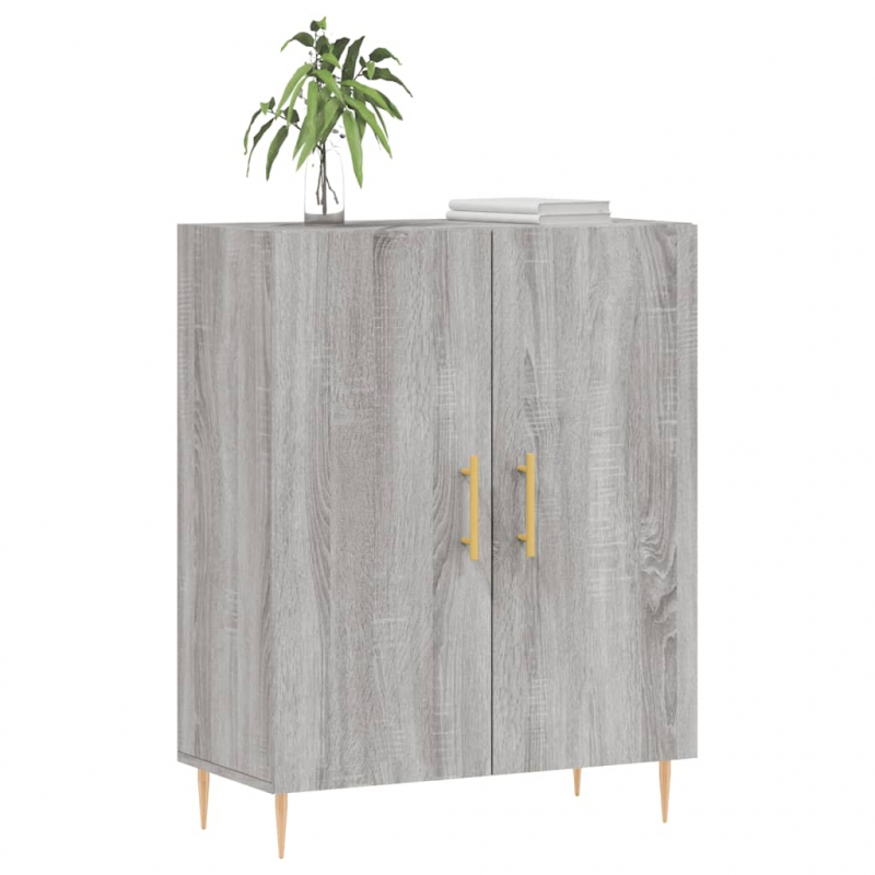 Sideboard Grau Sonoma 69,5x34x90 cm Holzwerkstoff