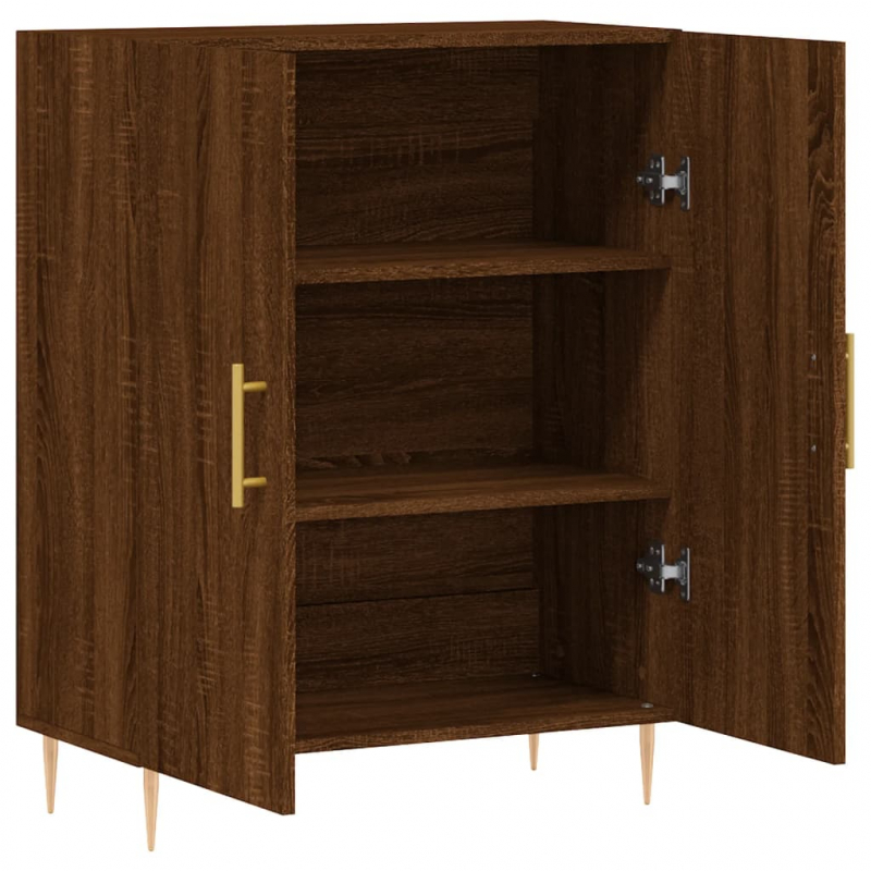 Sideboard Braun Eichen-Optik 69,5x34x90 cm Holzwerkstoff