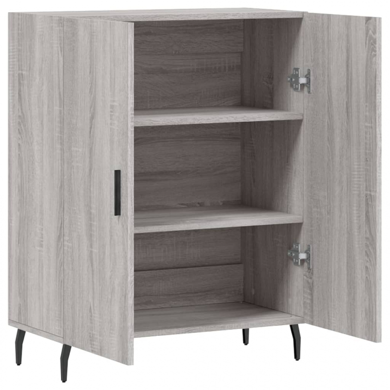 Sideboard Grau Sonoma 69,5x34x90 cm Holzwerkstoff