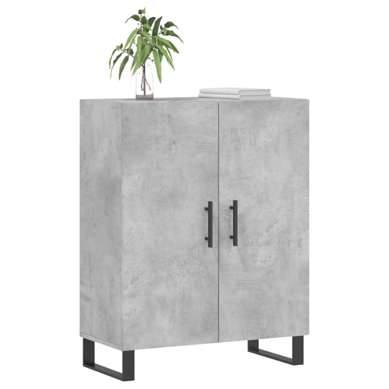 Sideboard Betongrau 69,5x34x90 cm Holzwerkstoff