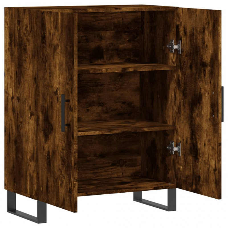 Sideboard Räuchereiche 69,5x34x90 cm Holzwerkstoff