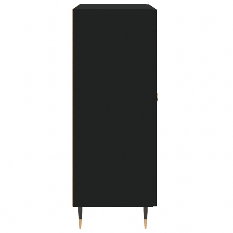 Sideboard Schwarz 69,5x34x90 cm Holzwerkstoff