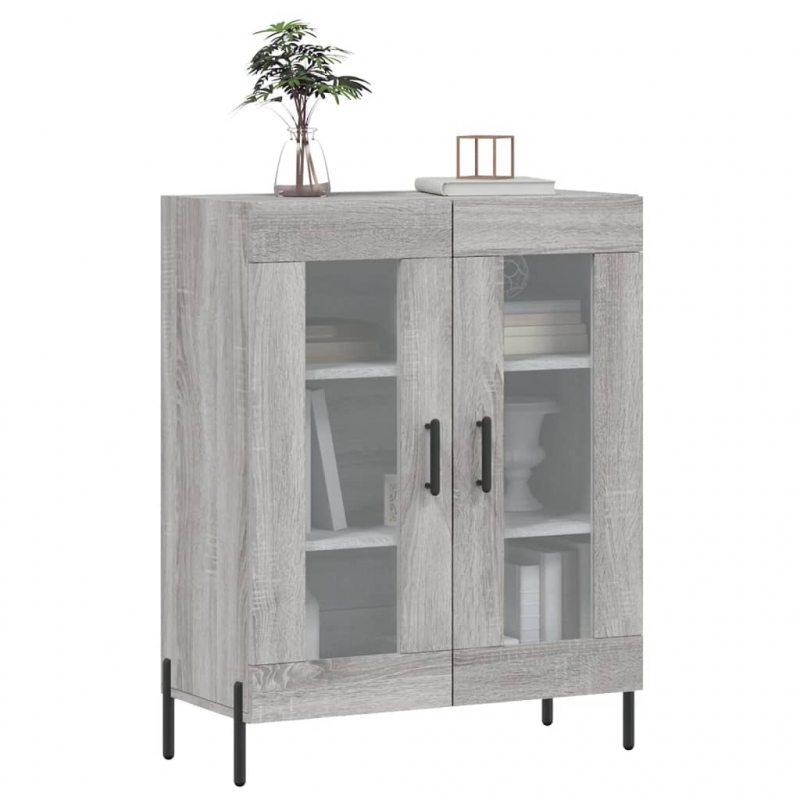 Sideboard Grau Sonoma 69,5x34x90 cm Holzwerkstoff