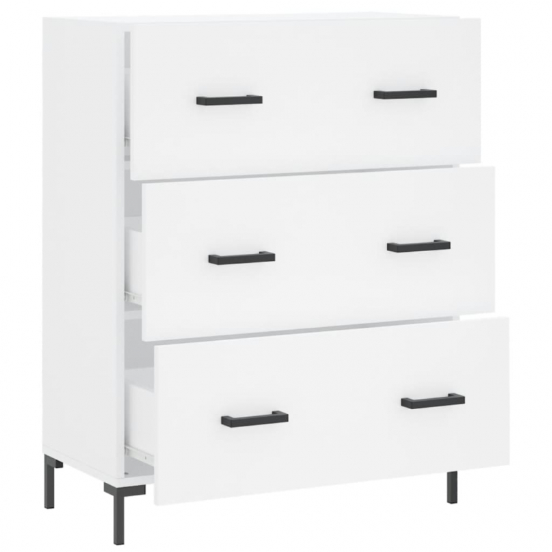 Sideboard Weiß 69,5x34x90 cm Holzwerkstoff