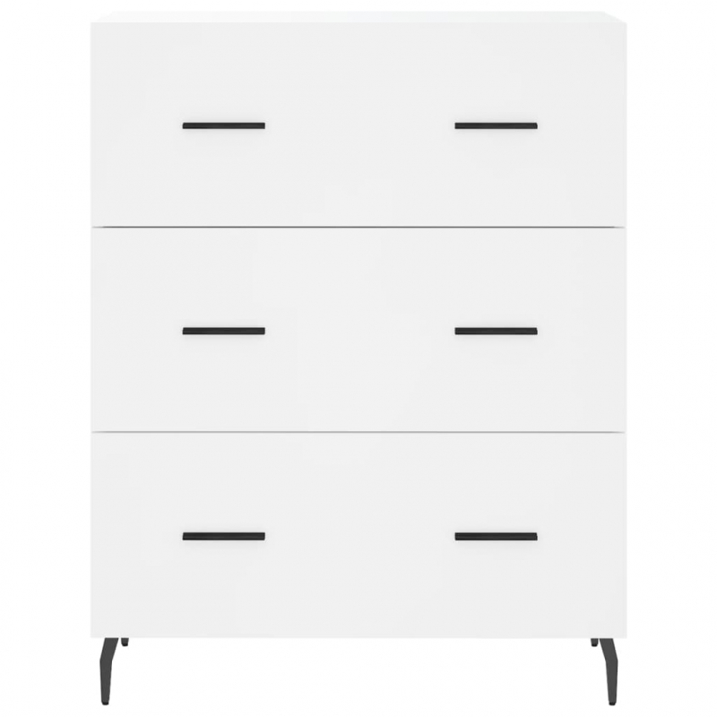 Sideboard Weiß 69,5x34x90 cm Holzwerkstoff