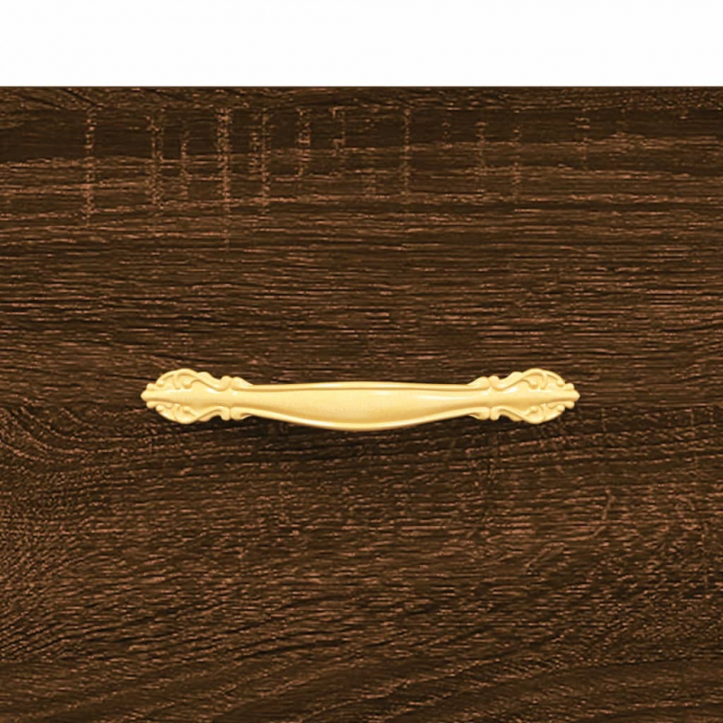 Sideboard Braun Eichen-Optik 69,5x34x90 cm Holzwerkstoff