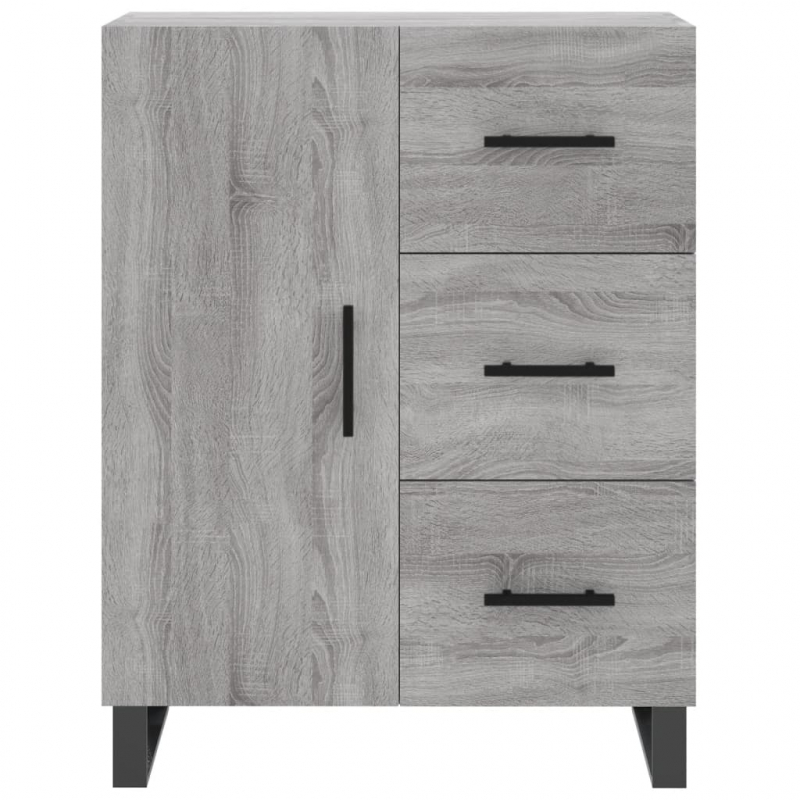 Sideboard Grau Sonoma 69,5x34x90 cm Holzwerkstoff