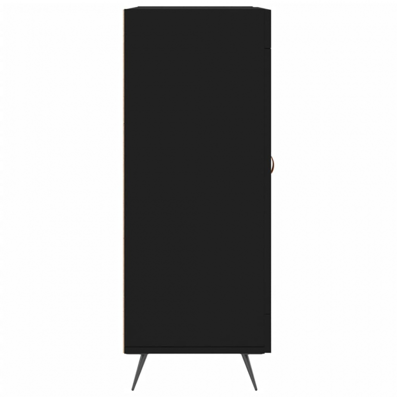 Sideboard Schwarz 69,5x34x90 cm Holzwerkstoff