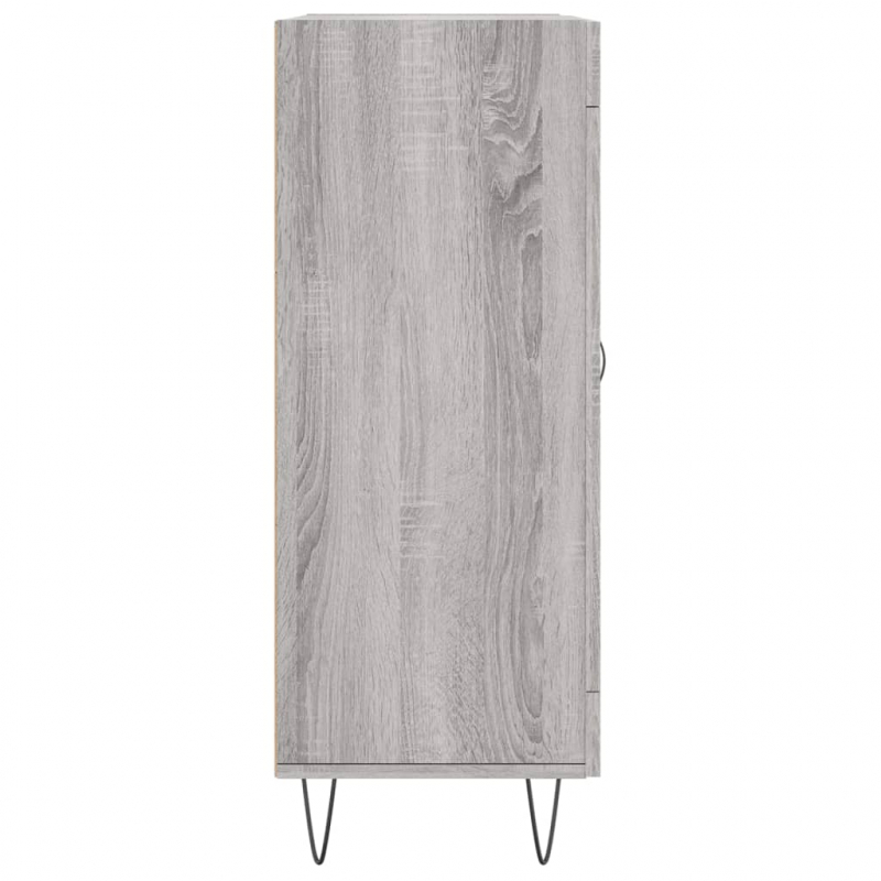 Sideboard Grau Sonoma 69,5x34x90 cm Holzwerkstoff