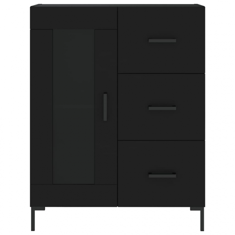 Sideboard Schwarz 69,5x34x90 cm Holzwerkstoff